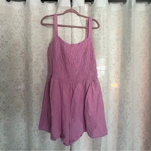 Pink Women's Romper